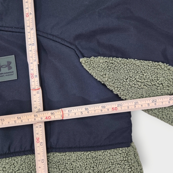 EUC Under Armour Mission Boucle Swacket Green Black 1366091-390 Men's Size Small - Picture 5 of 9